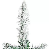 Northlight 3ft Frosted Pine Artificial In Burlap Base 3 Foot Pine Christmas Tree