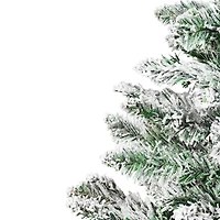 Northlight 3ft Frosted Pine Artificial In Burlap Base 3 Foot Pine Christmas Tree