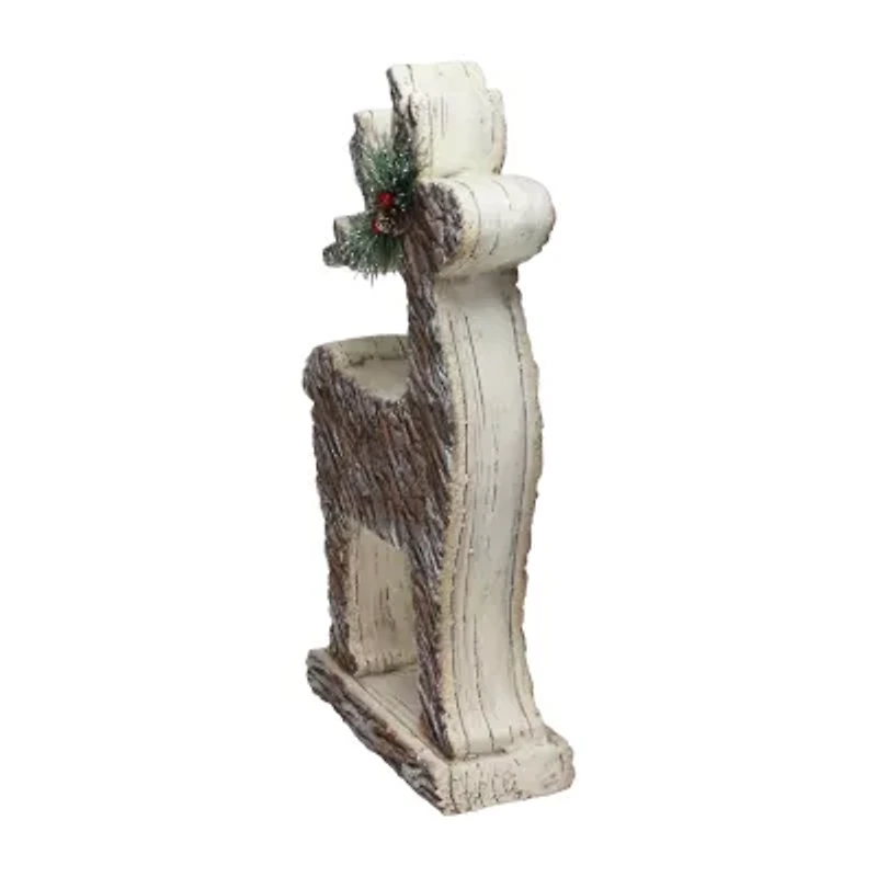 Northlight Rustic Woodland Reindeer Statue - 19in - Brown Christmas Figurine