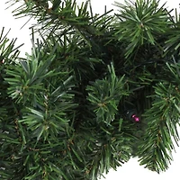 Northlight Pre-Lit B/O Canadian Pine - 9ft X 10in - Led Multi Lights Christmas Indoor Garland
