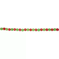Northlight 6ft Red And Green Glittered Candy Drop Unlit Christmas Indoor Garland