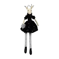Northlight Sitting Reindeer With Dangling Legs - 18in Christmas Figurine