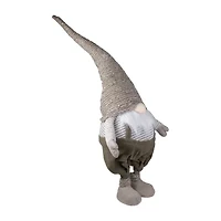 Northlight Tall Standing Swaying - 34in - Brown And White Christmas Gnome