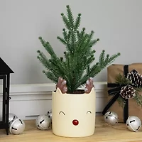 Northlight Mini In Reindeer - 14.25in - Unlit 1 Foot Christmas Tree