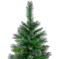 Northlight Two-Tone Spruce Pine Glitter Tip Medium Unlit 6 Foot Pine Christmas Tree