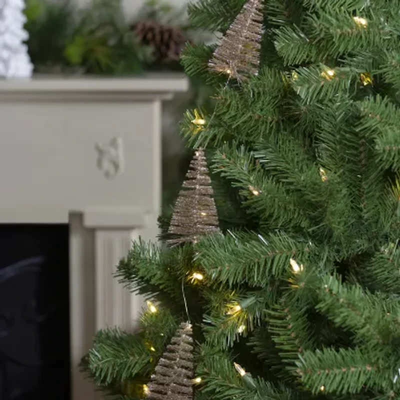 Northlight 7ft Led Mini Sisal Tree Christmas Indoor Garland