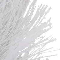 Northlight 6ft X 10in White Flocked With Pine Cones Unlit Flocked Christmas Indoor Garland