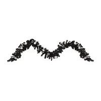 Northlight Pre-Lit B/O Black Pine - 9ft X 6in - Cool White Led Lights Christmas Indoor Garland