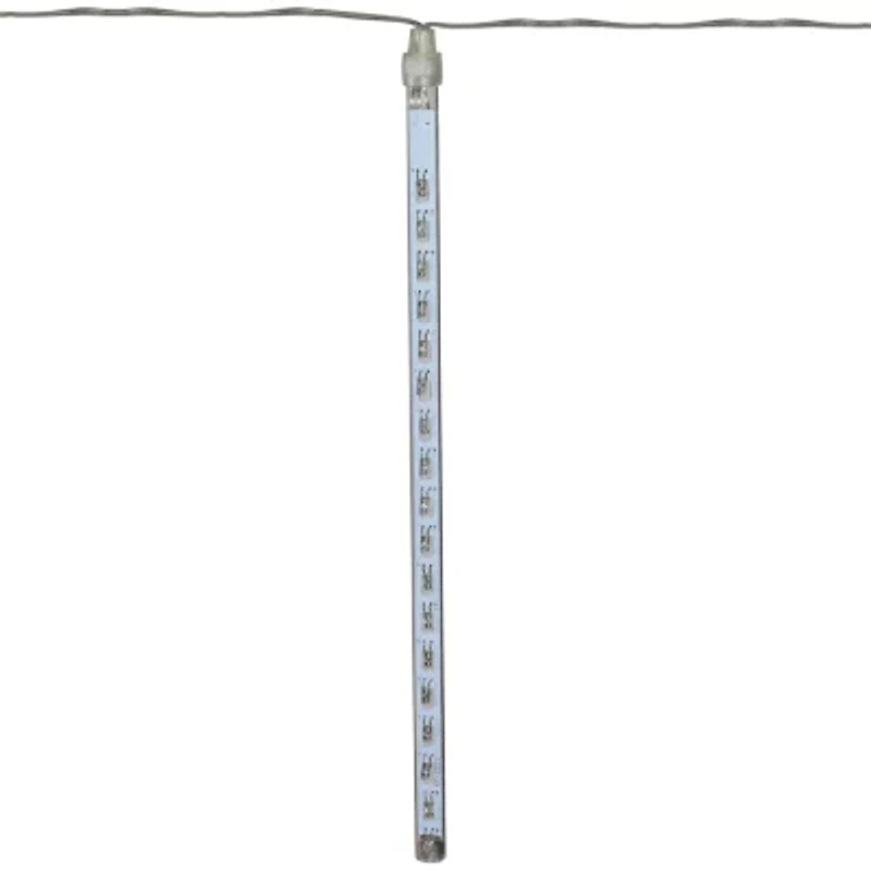 Northlight Set Of 10 Transparent Dripping - 14 Ft Clear Wire Indoor Icicle Lights