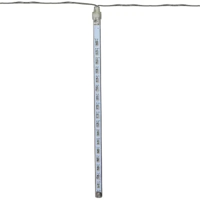 Northlight Set Of 10 Transparent Dripping - 14 Ft Clear Wire Indoor Icicle Lights