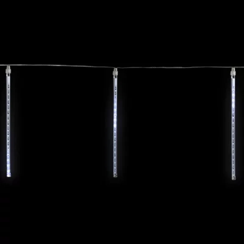 Northlight Set Of 10 Transparent Dripping - 14 Ft Clear Wire Indoor Icicle Lights