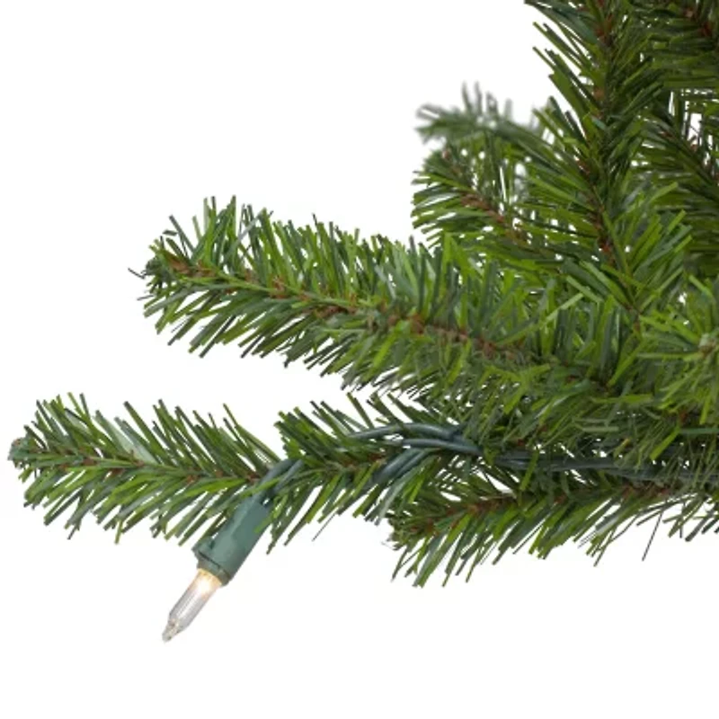 Northlight Pre-Lit Medium Alpine Clear Lights 4 Foot Pine Christmas Tree