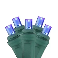 Northlight 4ft X 6ft Blue Led Wide Angle Net Green Wire Net Lights