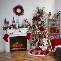 Northlight Frosted Snowman With - 16in Christmas Figurine