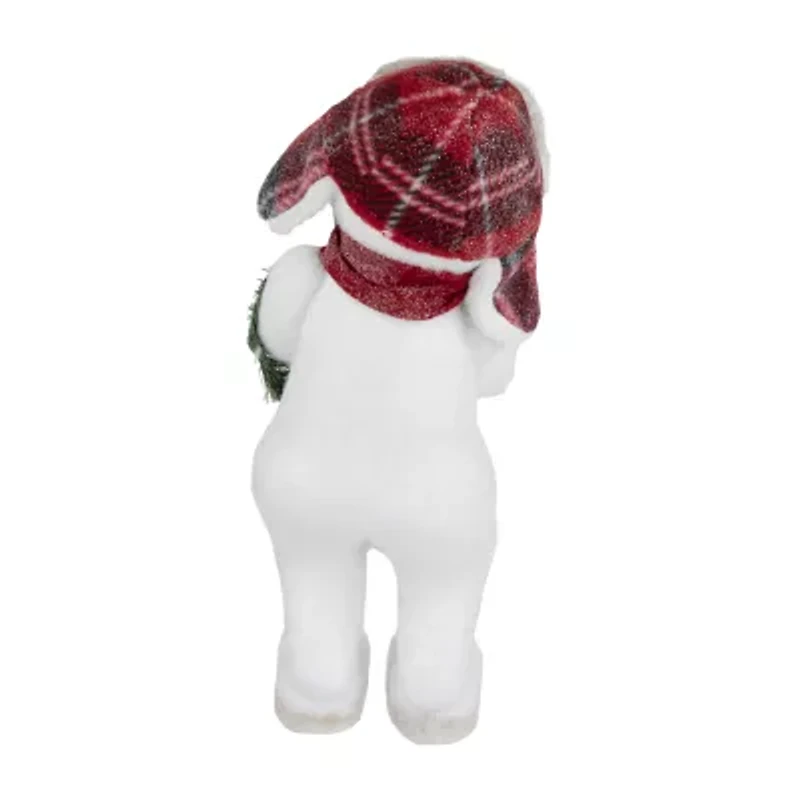Northlight Frosted Snowman With - 16in Christmas Figurine