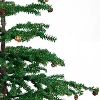 Northlight Medium With Mini Pine Cones In Burlap Base Unlit 3 Foot Pine Christmas Tree