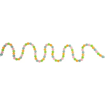 Northlight 6ft Pastel Faux Candy Frosted - Unlit Christmas Indoor Garland