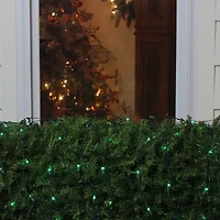 Northlight 150-Count - 6ft - Green - Green Wire Net Lights