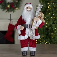 Northlight Standing With Teddy Bear And List - 24in Christmas Figurine