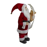 Northlight Standing With Teddy Bear And List - 24in Christmas Figurine