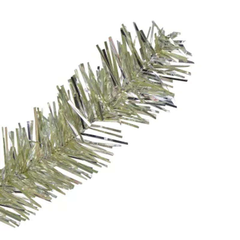 Northlight Metallic Platinum Artificial Tinsel - Unlit 4 1/2 Foot Christmas Tree