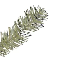 Northlight Metallic Platinum Artificial Tinsel - Unlit 4 1/2 Foot Christmas Tree