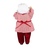 Northlight Animated And Musical Chef Claus With Hot Cocoa And Cookie - 24in Christmas Figurine