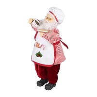 Northlight Animated And Musical Chef Claus With Hot Cocoa And Cookie - 24in Christmas Figurine