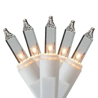 Northlight Heavy-Duty Commercial Grade Mini - Clear - 18ft White Wire - 300ct Snowfall Lights