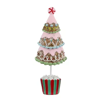 Northlight Frosted Waffle Cone Cupcake - 10.25in Pine Christmas Tree