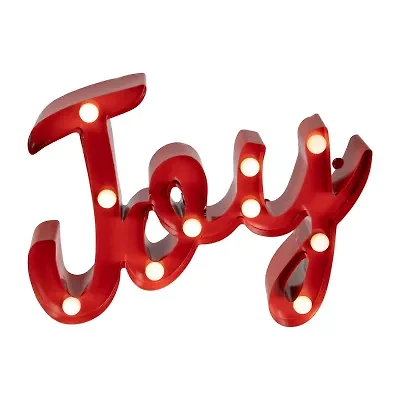 Northlight Lighted "Joy" - 11.25in Marquee Lights