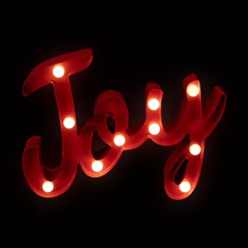 Northlight Lighted "Joy" - 11.25in Marquee Lights