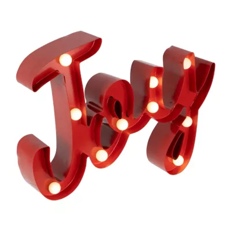 Northlight Lighted "Joy" - 11.25in Marquee Lights