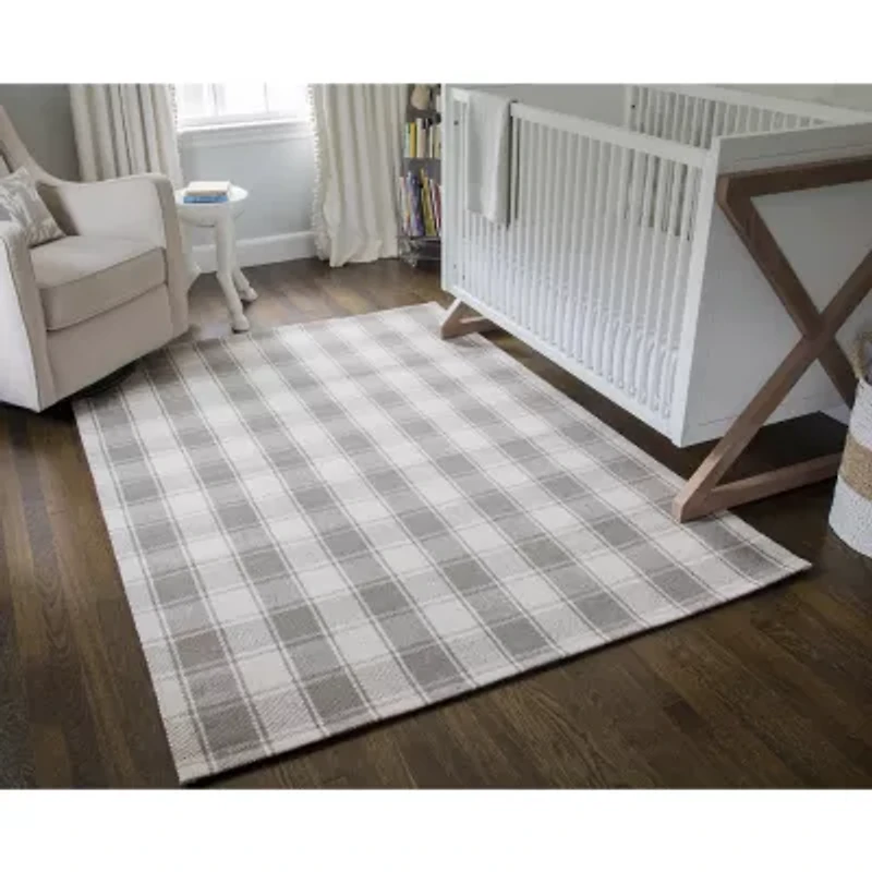 Erin Gates By Momeni Charles Plaid Indoor Rectangular Accent Rug