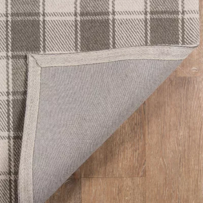 Erin Gates By Momeni Charles Plaid Indoor Rectangular Accent Rug