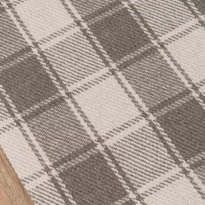 Erin Gates By Momeni Charles Plaid Indoor Rectangular Accent Rug