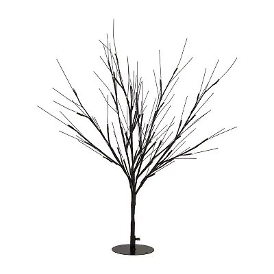Northlight Pre-Lit Twig - Black - 39in - Warm White Led Lights Artificial Tree