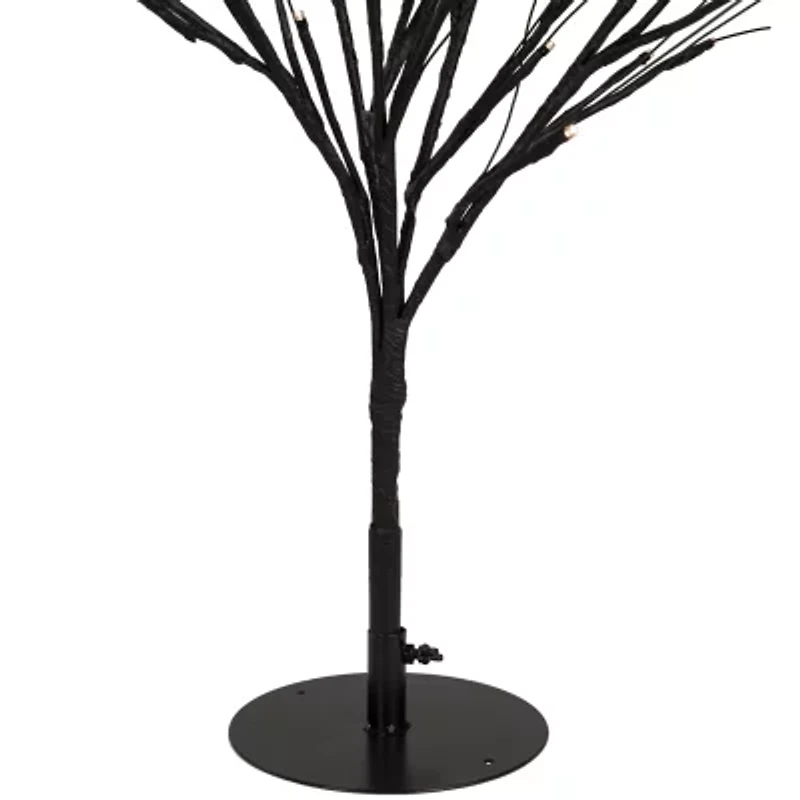 Northlight Pre-Lit Twig - Black - 39in - Warm White Led Lights Artificial Tree