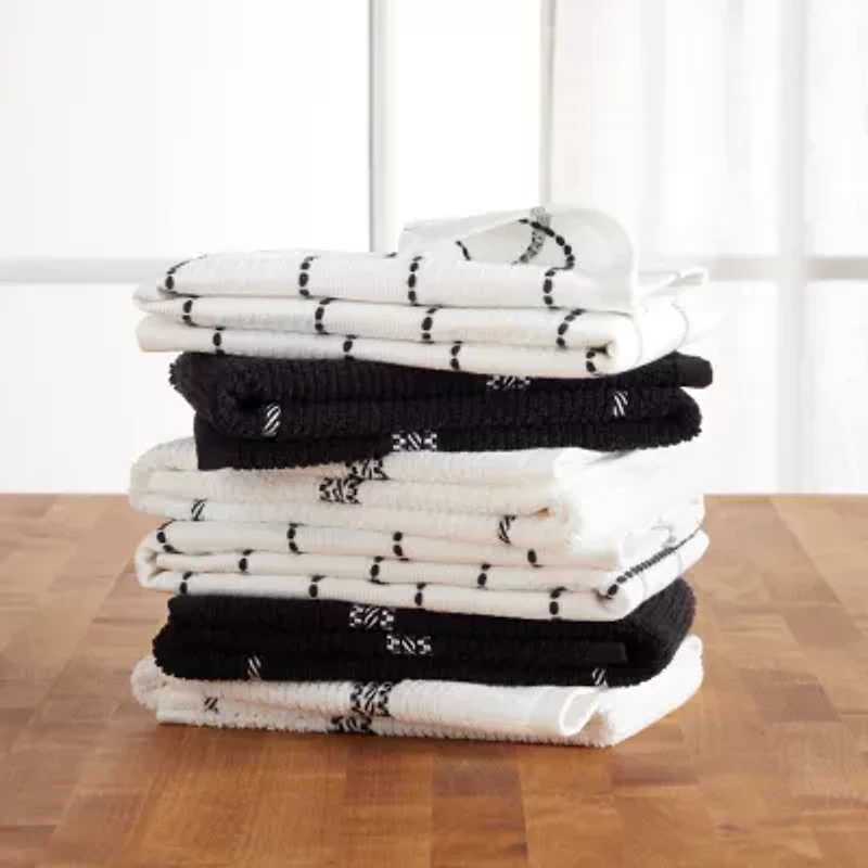 Martha Stewart Waffle 6-pc. Kitchen Towel