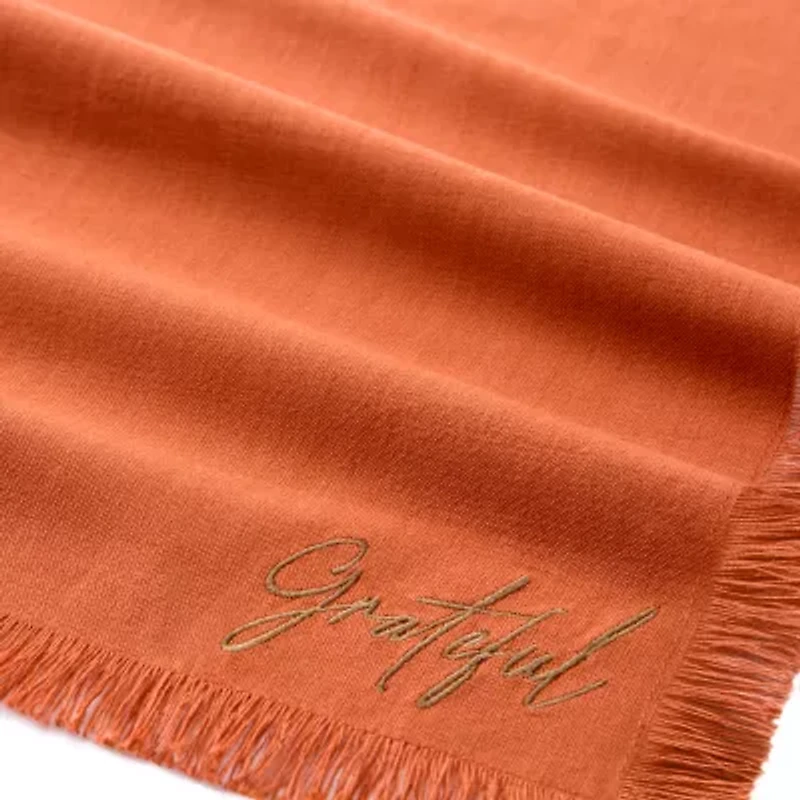 Elrene Home Fashions Fringed Harvest 4-pc. Napkins