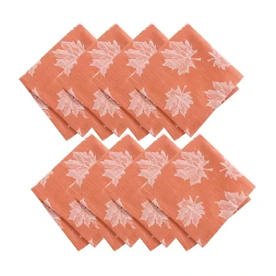 Elrene Home Fashions Falling Leaves 8-pc. Napkins