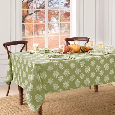 Elrene Home Fashions Falling Leaves Tablecloth
