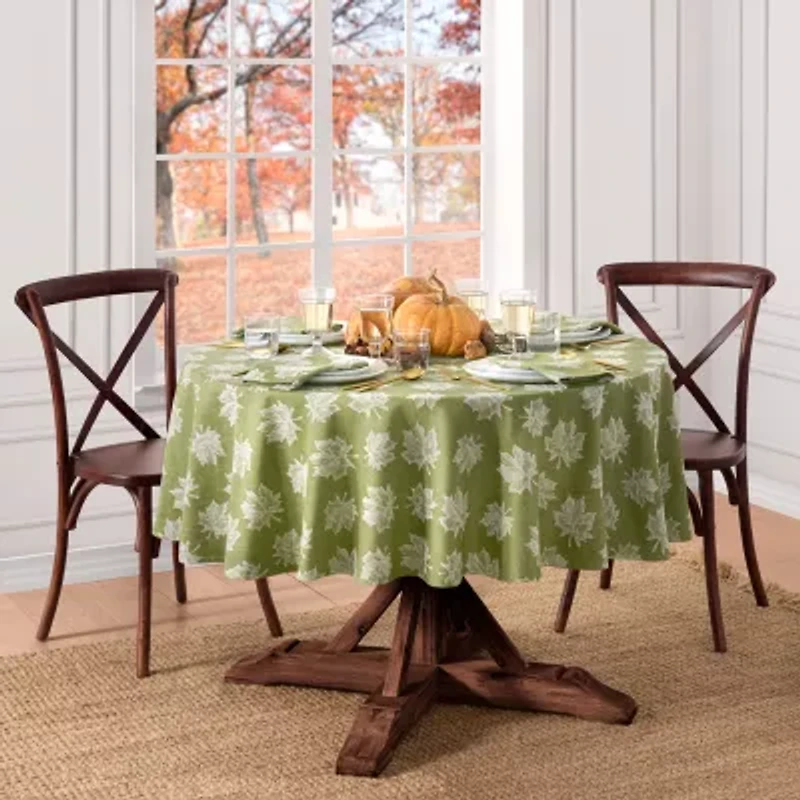 Elrene Home Fashions Falling Leaves Tablecloth