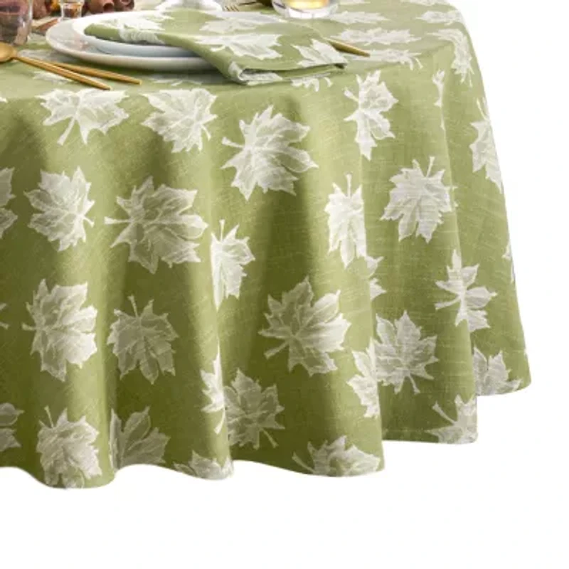 Elrene Home Fashions Falling Leaves Tablecloth