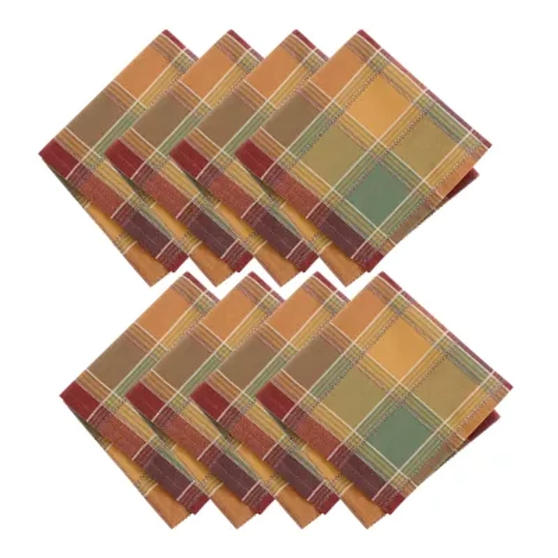 Elrene Home Fashions Autumn Acres 8-pc. Napkins