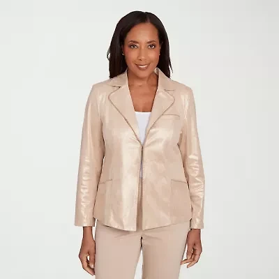 Alfred Dunner Urban Legend Womens Lightweight Jacket