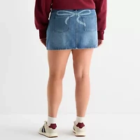 Forever 21 Womens Mid Rise Denim Skirt Juniors