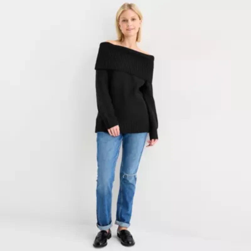 Arizona Juniors Womens Long Sleeve Pullover Sweater