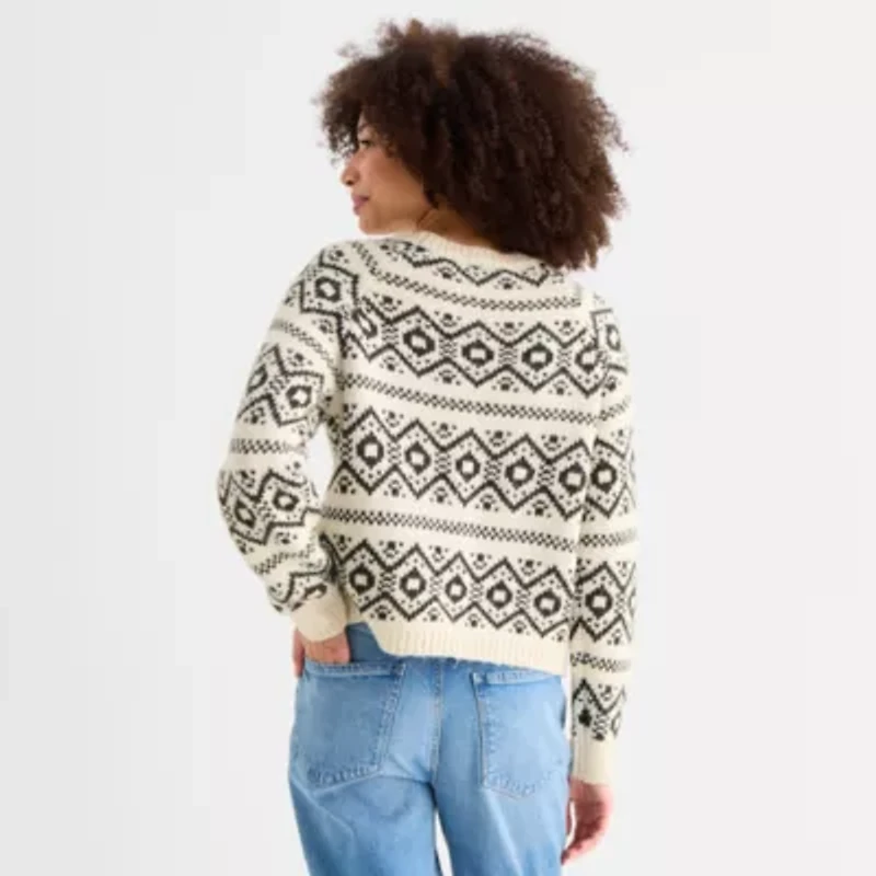 a.n.a Womens Crew Neck Long Sleeve Pullover Sweater