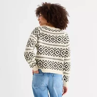 a.n.a Womens Crew Neck Long Sleeve Pullover Sweater